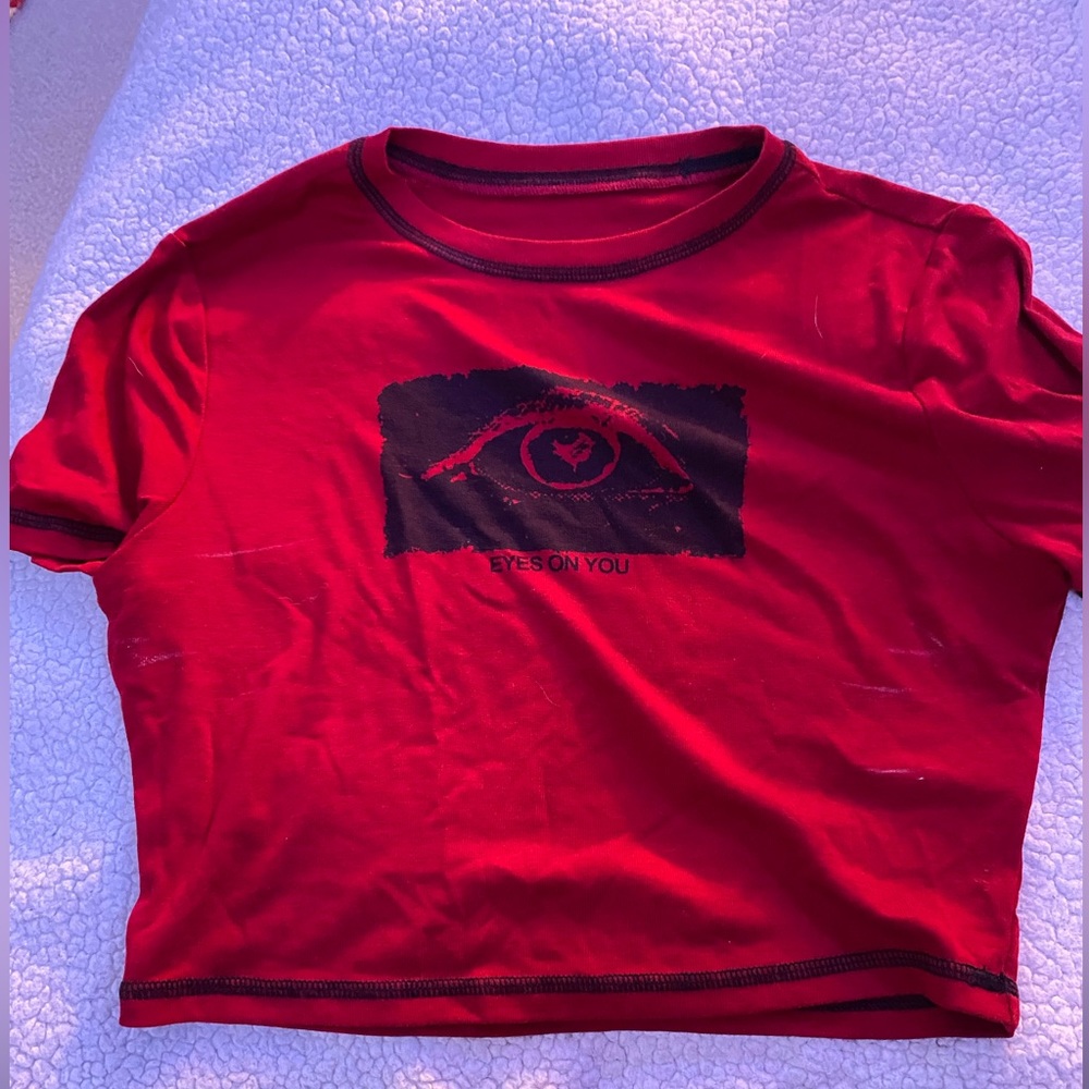 Red Crop Top